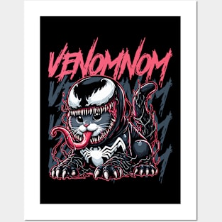 Venomnom | Cat | Villain | Anti-Hero | Movie Icon | Pop Culture Posters and Art